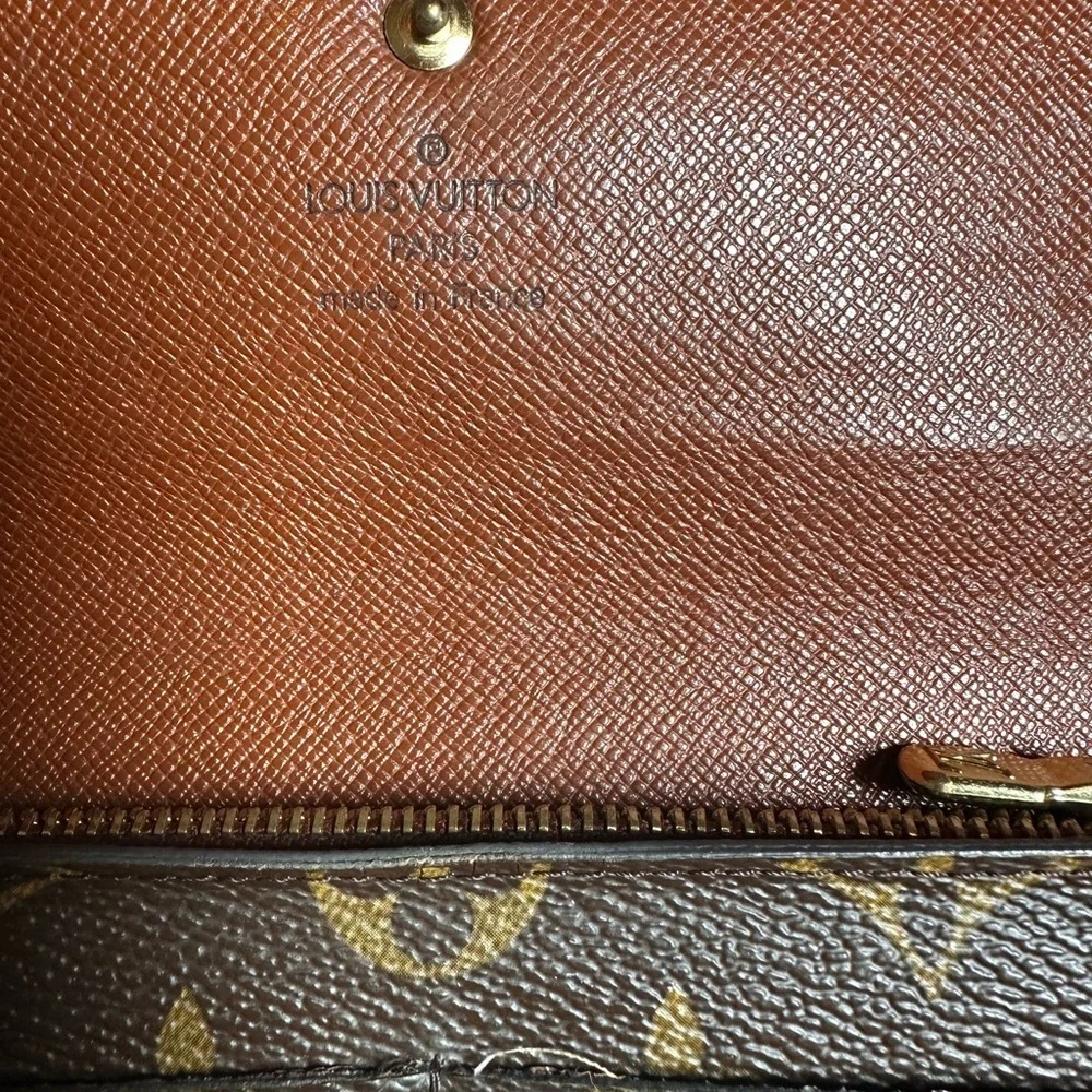 LOUIS VUITTON-TH0052 Full Wallet monogram Canvas